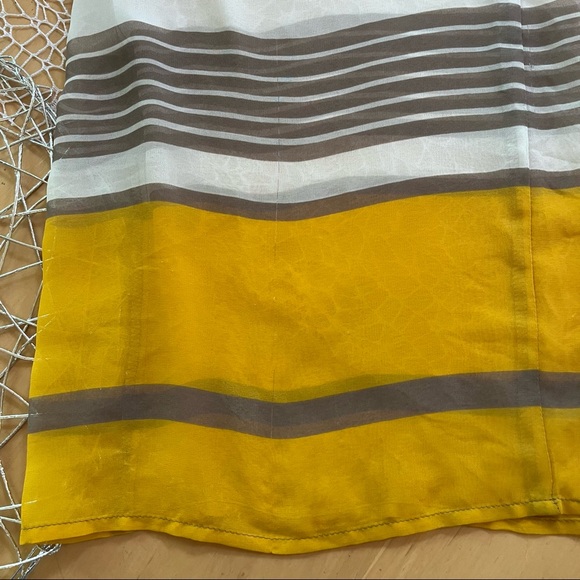 EUC Free People sheer silky striped jumpsuit - Picture 12 of 12